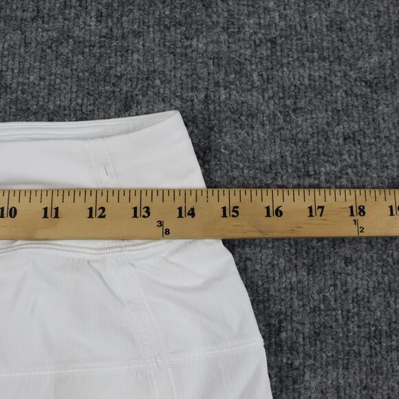 Lululemon Skirt Womens 4 Pace Rival Skirt Regular White Athletic Tennis Skort - Picture 14 of 15